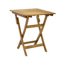 Складной стол Finlay, коричневый цена и информация | Садовые столы и столики | hansapost.ee