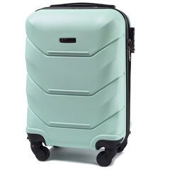 Маленький чемодан Wings Peacock XS, светло-зеленый цена и информация | Чемоданы, дорожные сумки | hansapost.ee