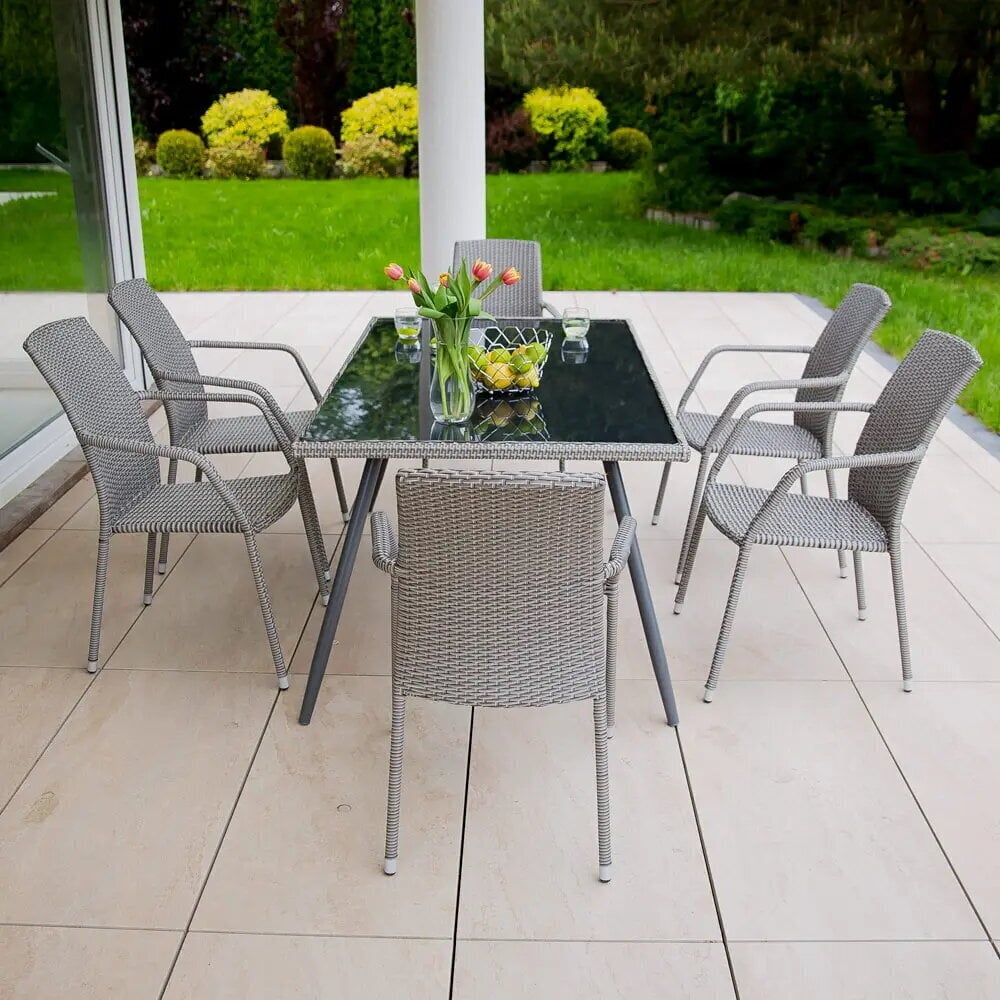 Laud Patio Lupus 150x90cm, hall hind ja info | Aialauad | hansapost.ee