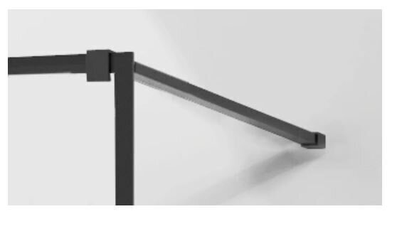 Dušisein Mexen Kioto, black mat/black frame 50,60,70,80,90,100,110,120,130,140x200 cm hind ja info | Dušiseinad ja dušiuksed | hansapost.ee