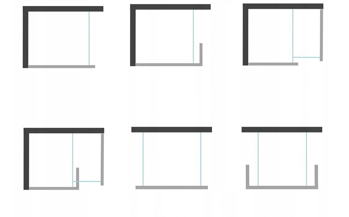 Dušisein Mexen Kioto, rose gold, 50,60,70,80,90,100,110,120,130,140,150,160x200 cm hind ja info | Dušiseinad ja dušiuksed | hansapost.ee