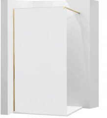 Стенка для душа Mexen Kioto, gold, матовое стекло 70,80,90,100,110,120x200 см цена и информация | Душевые двери и стены | hansapost.ee