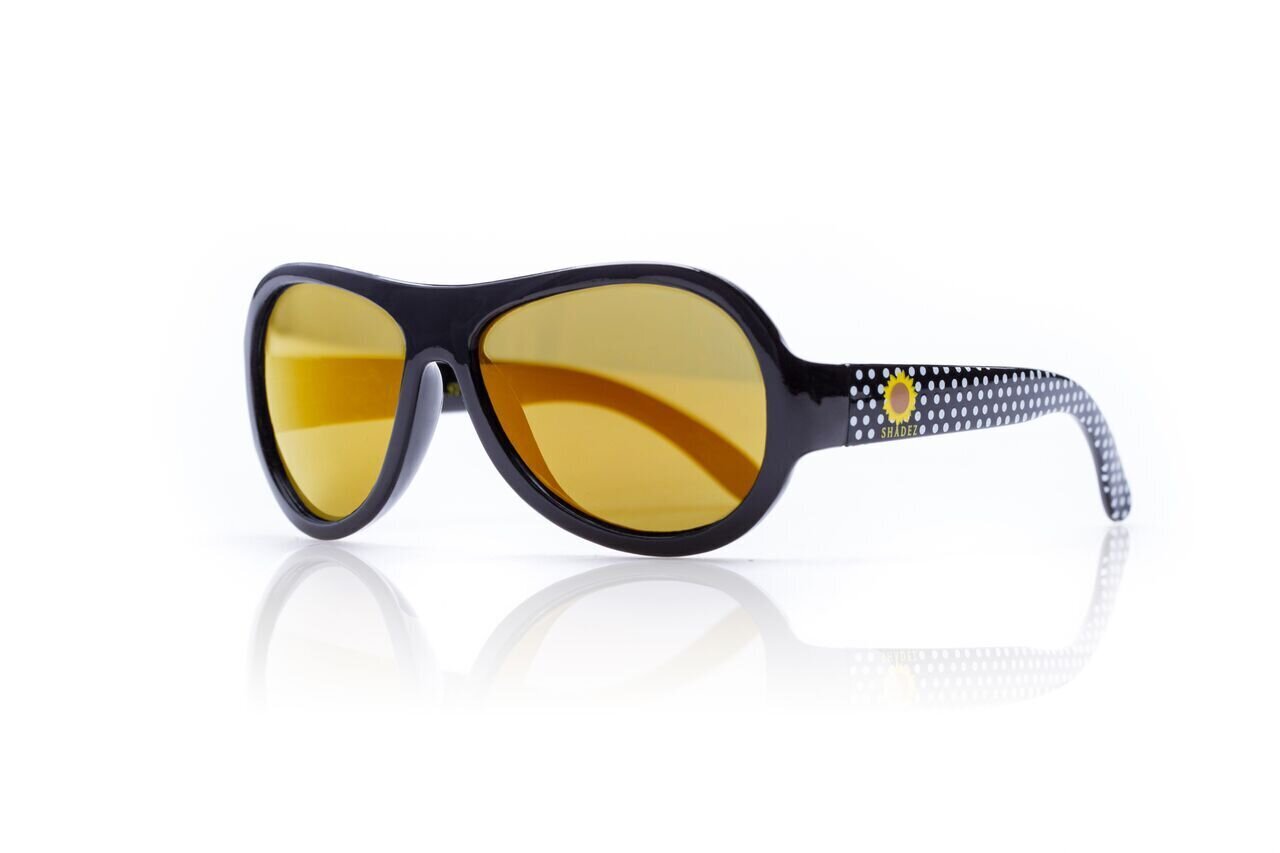 Laste päikeseprillid Shadez Designer Polka Sunflower Black Junior, 3-7 a цена и информация | Aksessuaarid lastele | hansapost.ee