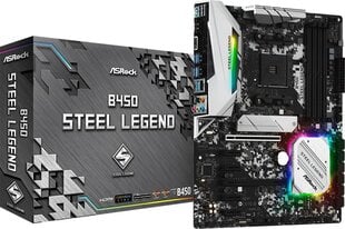 ASRock B450 STEEL LEGEND hind ja info | ASrock Arvutid ja IT- tehnika | hansapost.ee