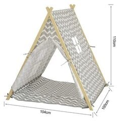 Детская палатка с ковриком SoBuy, OSS02-HG цена и информация | Детские домики | hansapost.ee