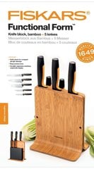 Fiskars набор ножей Functional Form, 6 предметов цена и информация | Ножи и аксессуары для них | hansapost.ee