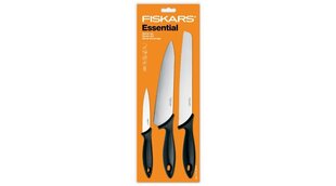 Fiskars Essential стартовый комплект из 3-х частей цена и информация | Ножи и аксессуары для них | hansapost.ee