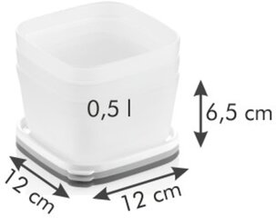 Tescoma Purity külmikukarbid, 0,5 l, 3 tk. hind ja info | Hoidistamine | hansapost.ee