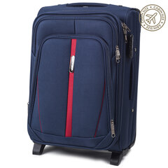 Маленький чемодан  Wings Buzzard S, синий, 2 колесика цена и информация | Чемоданы, дорожные сумки | hansapost.ee