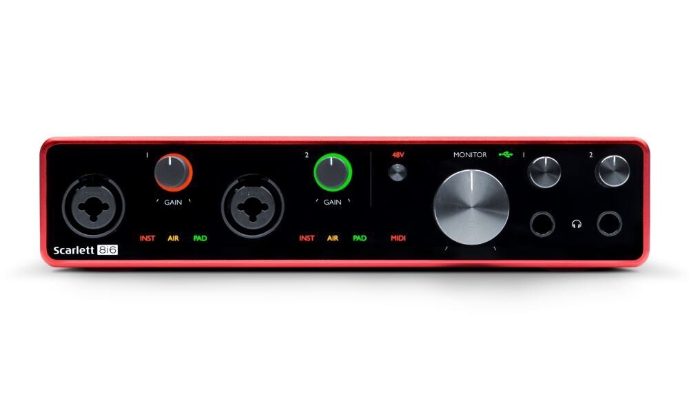 Focusrite Scarlett 8i6 цена и информация | Helikaardid | hansapost.ee