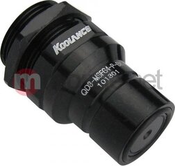 Koolance QD3 Male Quick Disconnect No-Spill Coupling, Panel Female Threaded G 1/4 BSPP Black (QD3-MSFG4-P-BK) цена и информация | Водяное охлаждение - аксессуары | hansapost.ee