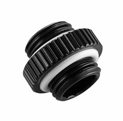 PHANTEKS Glacier M-M connector G1/4" Black (PH-MMA_BK_G1/4) price and information | Water cooling accessories | hansapost.ee