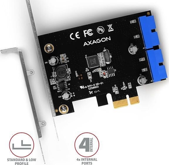 Axagon PCEU-034VL hind ja info | Regulaatorid | hansapost.ee