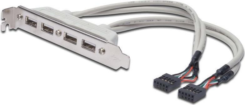 Digitus case bracket 4x USB (AK-300304-002-E) цена и информация | Korpuste lisatarvikud | hansapost.ee