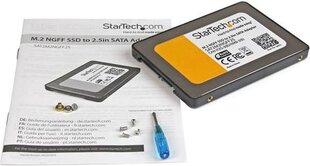 StarTech M.2 SSD to 2.5" SATA III Adapter - M.2 Solid State Drive Converter with Protective Housing (SAT2M2NGFF25) цена и информация | Аксессуары для компонентов | hansapost.ee