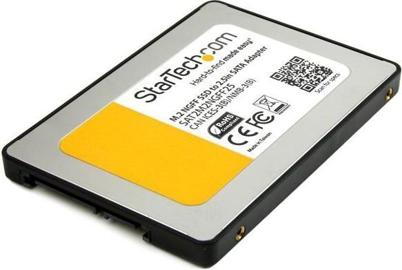 StarTech M.2 SSD to 2.5" SATA III Adapter - M.2 Solid State Drive Converter with Protective Housing (SAT2M2NGFF25) hind ja info | Arvutikomponentide tarvikud | hansapost.ee