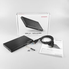 AXAGON EE25-XA6 USB3.0 - SATA 6G 2.5 External Adapter - ALINE Box hind ja info | Axagon Arvutid ja IT- tehnika | hansapost.ee