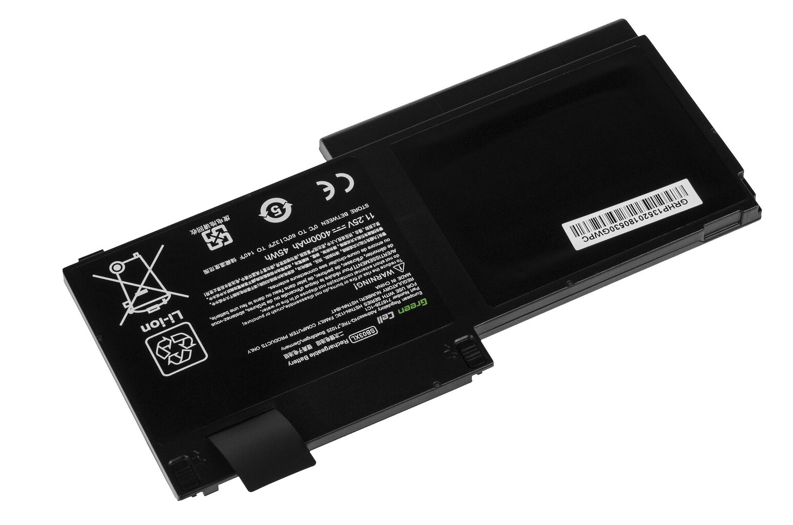 Green Cell Laptop Battery SB03XL HP EliteBook 720 G1 G2 820 G1 G2 hind ja info | Sülearvuti akud | hansapost.ee