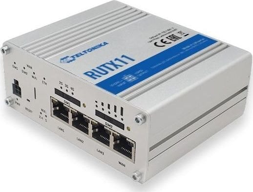 Teltonika Industrial Router 4G LTE Cat6 DualSIM RUTX11 867 Mbit цена и информация | Ruuterid | hansapost.ee