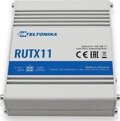 Teltonika Industrial Router 4G LTE Cat6 DualSIM RUTX11 867 Mbit hind ja info | Ruuterid | hansapost.ee