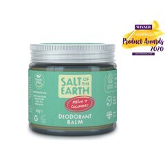 Salt of the Earth plastikuvaba looduslik kreemdeodorant Melon + Kurk, 60g hind ja info | Deodorandid | hansapost.ee