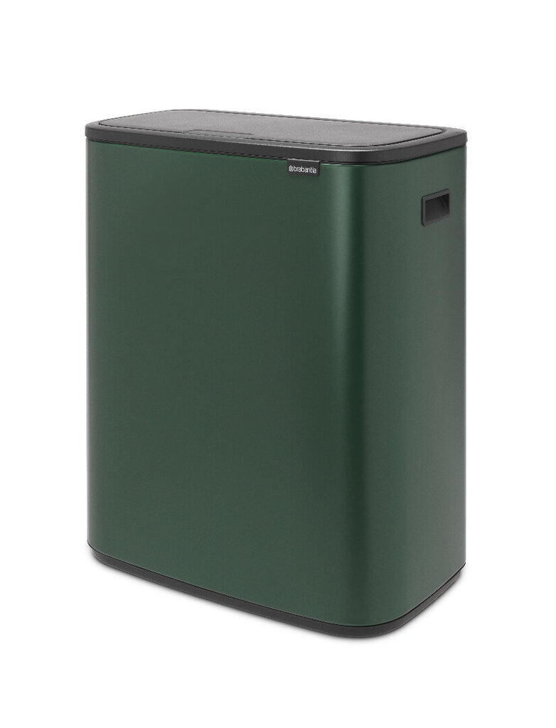 Brabantia Bo touch Bin prügikast, 2x30L, Pine Green цена и информация | Prügikastid | hansapost.ee