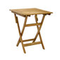 Rõdukomplekt FINLAY-5 laud ja 2 tooli (999824902), 60x60xH72cm, kokkupandav, puit: akaatsia, viimistlus: õlitatud hind ja info | Söögilauakomplektid | hansapost.ee