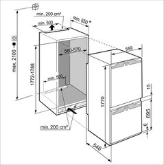 Liebherr ICND5123-20 price and information | Refrigerators-fridges | hansapost.ee