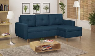 Универсальный угловой диван Bellezza Doro, темно-синий цена и информация | Угловые диваны | hansapost.ee