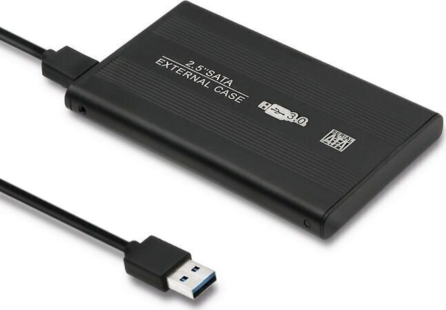 Qolteci välise kõvaketta korpus HDD / SSD 2,5 "SATA3 USB 3.0 | Must hind ja info | Arvutikomponentide tarvikud | hansapost.ee