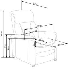 Tugitool Jordan, beež price and information | Armchairs | hansapost.ee