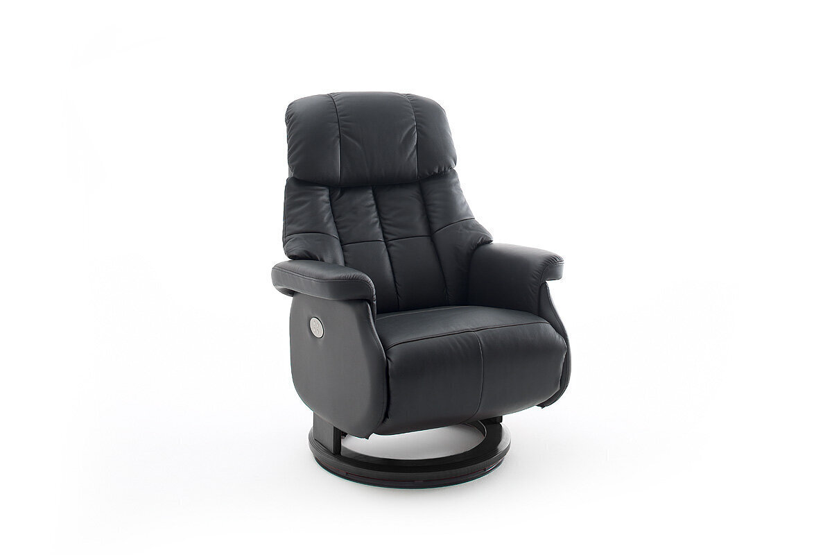 Tugitool recliner jalatoega MC Akcent Calgary Comfort XL, must/must цена и информация | Tugitoolid | hansapost.ee