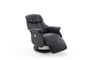 Tugitool recliner jalatoega MC Akcent Calgary Comfort XL, must/must hind ja info | Tugitoolid | hansapost.ee