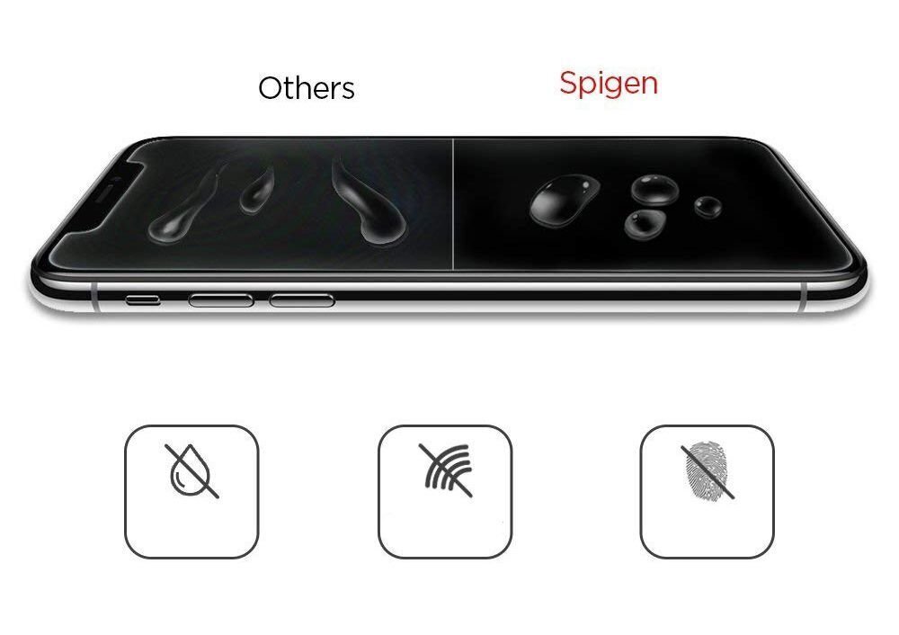 SPIGEN GLAS.TR SLIM ekraanikaitse telefonile iPhone XR ja iPhone 11 цена и информация | Ekraani kaitseklaasid ja kaitsekiled | hansapost.ee