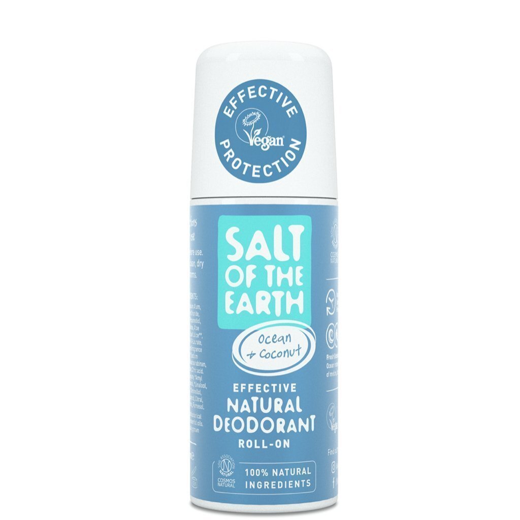 Salt of the Earth COSMOS Natural roll-on deodorant Ocean&amp;Coconut, 75ml hind ja info | Deodorandid | hansapost.ee