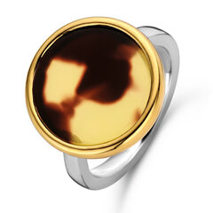 Ti Sento hõbesõrmus kollase kiviga 901023437 hind ja info | Sõrmused | hansapost.ee