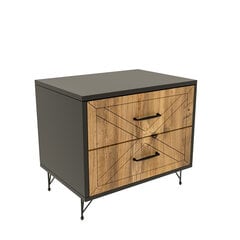 Öökapp Kalune Design Felicita, hall/pruun price and information | Nightstands | hansapost.ee