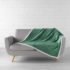Pleed Alllegra, roheline, 125 x 150 cm hind ja info | Pleedid, voodikatted ja päevatekid | hansapost.ee
