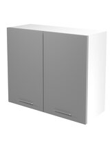 Подвесной кухонный шкафчик Halmar Vento G 80/72, серый/белый цена и информация | Кухонные шкафчики | hansapost.ee