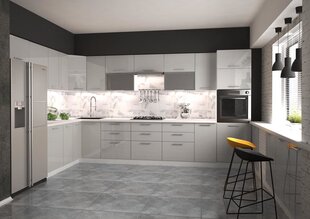 Подвесной кухонный шкафчик Halmar Vento GC 80/72 с сушилкой для посуды, серый/белый цена и информация | Halmar Мебель и домашний интерьер | hansapost.ee