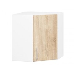 Подвесной угловой шкафчик NORE Lima W60/60N, белый/дубовый цена и информация | NORE Кухонная мебель | hansapost.ee