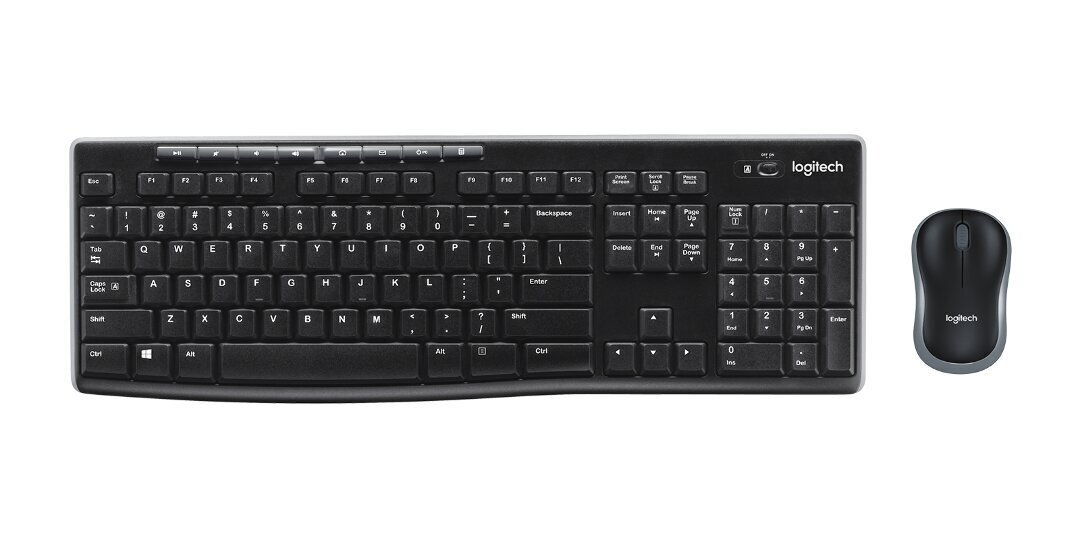 JUhtmevaba hiir + klaviatuur Logitech MK270 - Nordic hind ja info | Klaviatuurid | hansapost.ee