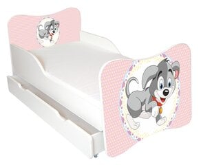 Детская кровать с матрасом и ящиком для постельного белья Ami 50, 140x70 см цена и информация | Детские кровати | hansapost.ee
