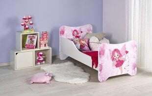 Voodi Halmar Happy Fairy, 70x140 cm, valge/roosa hind ja info | Halmar Lastetoamööbel | hansapost.ee