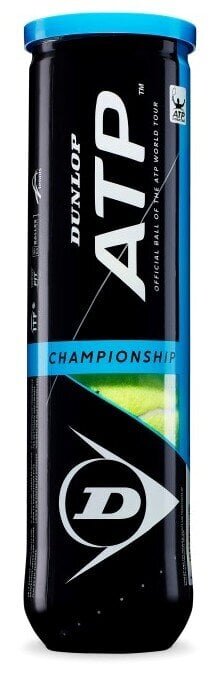 Välitennise pallid Dunlop ATP Championship S599710, 4 tk hind ja info | Välitennise tooted | hansapost.ee