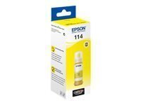 Чернила для зарядки картриджей Epson Ecotank 114 70 ml: Цвет - Жёлтый цена и информация | Картриджи для струйных принтеров | hansapost.ee