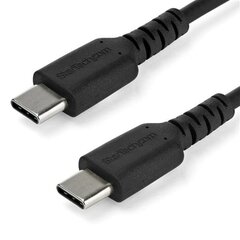 STARTECH 2m USB-C Cable Black hind ja info | Mobiiltelefonide kaablid | hansapost.ee