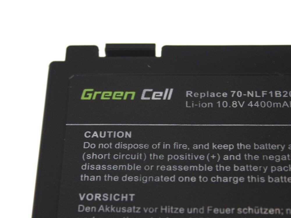 Sülearvuti aku Green Cell Laptop Battery for Asus K40 K50 K50AB K50C K51 K51AC K60 K70 X70 X5DC hind ja info | Sülearvuti akud | hansapost.ee