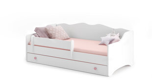 Детская кровать ADRK Furniture Emka U1, 80x160 см, белая цена и информация | Детские кровати | hansapost.ee