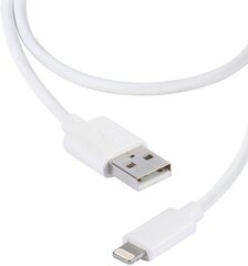 На одном конце этого кабеля Vivanco находится штепсель Lightning, на другом - штепсель USB 2.0. <br /><ul><li>Подходит как для передачи данных, так и для зарядки</li><li>Цвет: белый</li><li>Длина: 1,2 м</li></ul> цена и информация | Кабели для телефонов | hansapost.ee